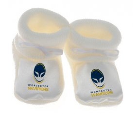Chausson bébé Worcester Warriors de couleur Blanc