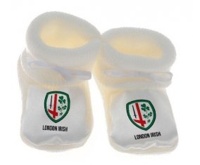 Chausson bébé London Irish de couleur Blanc