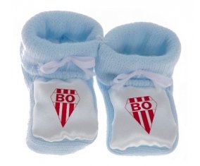 Chausson bébé Biarritz Olympique de couleur Bleu
