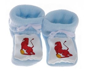 Chausson bébé España Rugby XV de couleur Bleu
