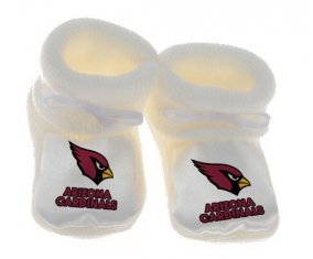 Chausson bébé Arizona Cardinals de couleur Blanc
