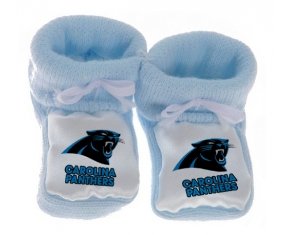 Chausson bébé Carolina Panthers de couleur Bleu