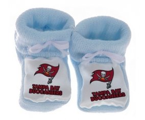 Chausson bébé Tampa Bay Buccaneers de couleur Bleu