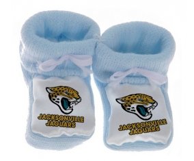 Chausson bébé Jacksonville Jaguars de couleur Bleu
