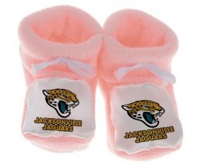 Chausson bébé Jacksonville Jaguars de couleur Rose