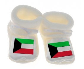 Chausson bébé Drapeau Koweit