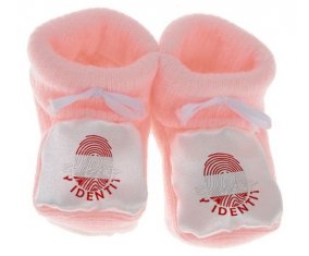 Chausson bébé Empreinte My Identity Autriche de couleur Rose