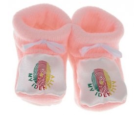 Chausson bébé Empreinte My Identity Cameroun de couleur Rose