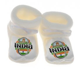Chausson bébé Flag India