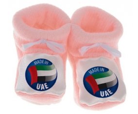 Chausson bébé Made in UAE de couleur Rose