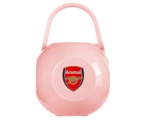 Boîte à tétine Arsenal Football Club de couleur Rose