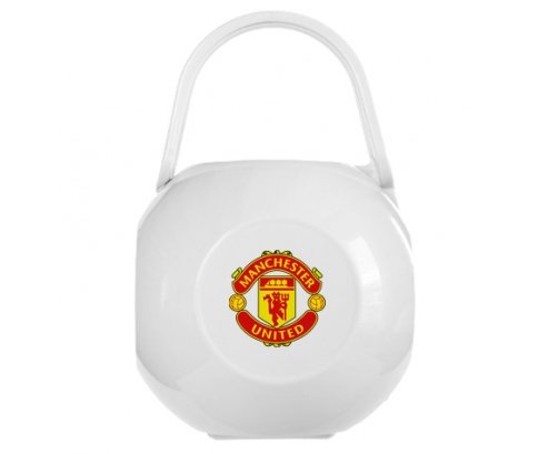 Boîte à tétine Manchester United Football Club de couleur Blanche