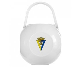 Boîte à sucette Cádiz Club de Fútbol de couleur Blanche