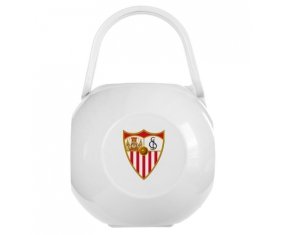 Boîte à tétine Séville Fútbol Club de couleur Blanche