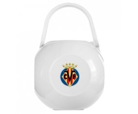 Boîte à tétine Villarreal Club de Fútbol de couleur Blanche