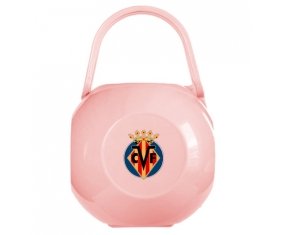 Boîte à tétine Villarreal Club de Fútbol de couleur Rose