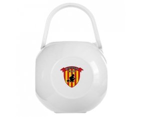 Boîte à tétine Benevento Calcio de couleur Blanche