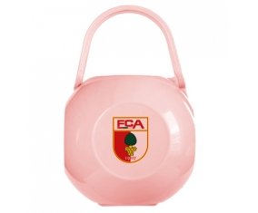 Boîte à tétine Fußball-Club Augsburg de couleur Rose