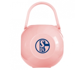 Boîte à tétine Fußballclub Gelsenkirchen-Schalke 04 de couleur Rose