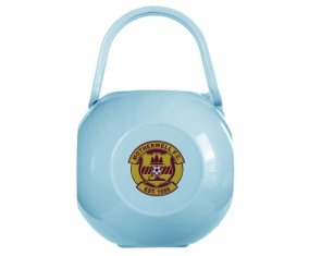 Boîte à tétine Motherwell Football Club de couleur Bleue