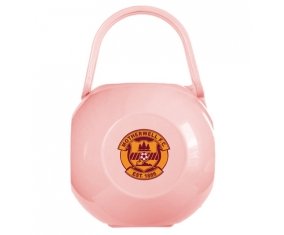 Boîte à tétine Motherwell Football Club de couleur Rose
