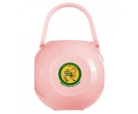 Boîte à tétine Avenir sportif de La Marsa de couleur Rose