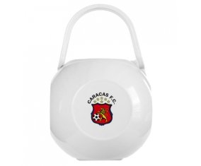 Boîte à tétine Caracas Futbol Club Venezuela de couleur Blanche