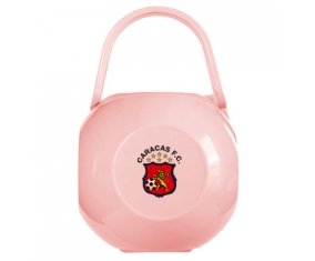 Boîte à tétine Caracas Futbol Club Venezuela de couleur Rose
