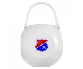 Boîte à tétine Corporación Deportiva Independiente Medellín de couleur Blanche