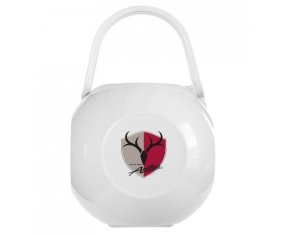 Boîte à tétine Kashima Antlers Japan de couleur Blanche