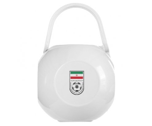 Boîte à tétine Iran national football team de couleur Blanche