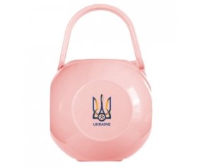 Boîte à tétine Ukraine national football team de couleur Rose
