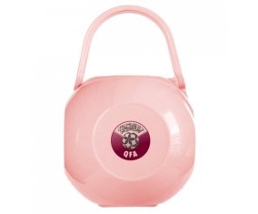 Boîte à sucette Qatar national football team de couleur Rose