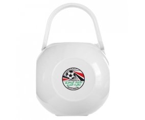 Boîte à tétine Egypt national football team de couleur Blanche