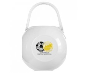 Boîte à tétine South Africa national football team de couleur Blanche