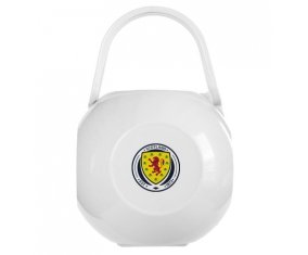Boîte à tétine Scotland national football team de couleur Blanche
