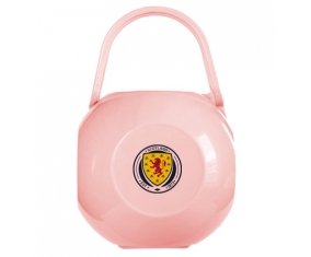 Boîte à tétine Scotland national football team de couleur Rose