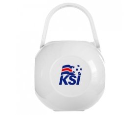 Boîte à sucette Iceland national football team de couleur Blanche
