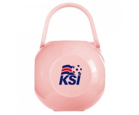 Boîte à sucette Iceland national football team de couleur Rose