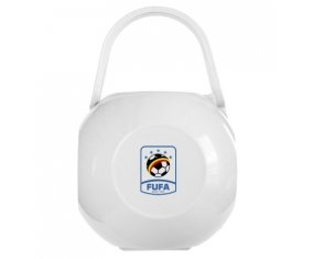 Boîte à tétine Uganda national football team de couleur Blanche