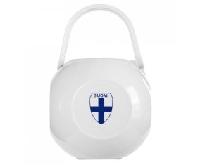 Boîte à sucette Finland national football team de couleur Blanche