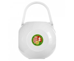 Boîte à tétine Hungary national football team de couleur Blanche