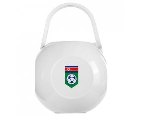 Boîte à tétine North Korea national football team de couleur Blanche