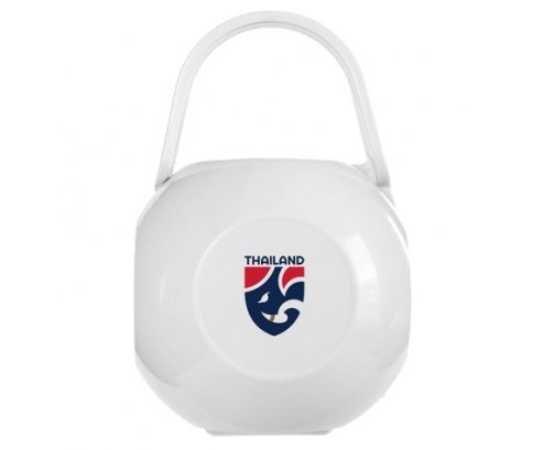 Boîte à tétine Thailand national football team de couleur Blanche