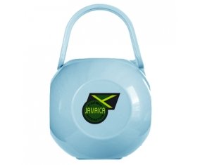 Boîte à tétine Jamaica national football team de couleur Bleue