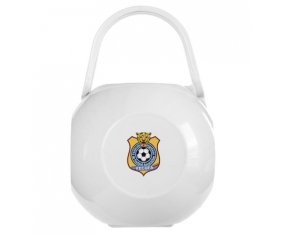 Boîte à sucette Rep. Congo national football team de couleur Blanche
