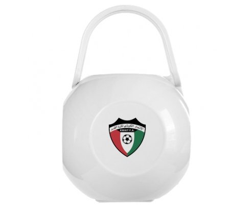 Boîte à sucette Kuwait national football team de couleur Blanche