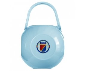 Boîte à sucette Haiti national football team de couleur Bleue