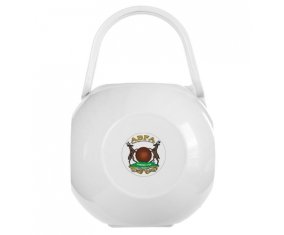 Boîte à tétine Antigua and Barbuda national football team de couleur Blanche