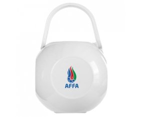 Boîte à tétine Azerbaijan national football team de couleur Blanche